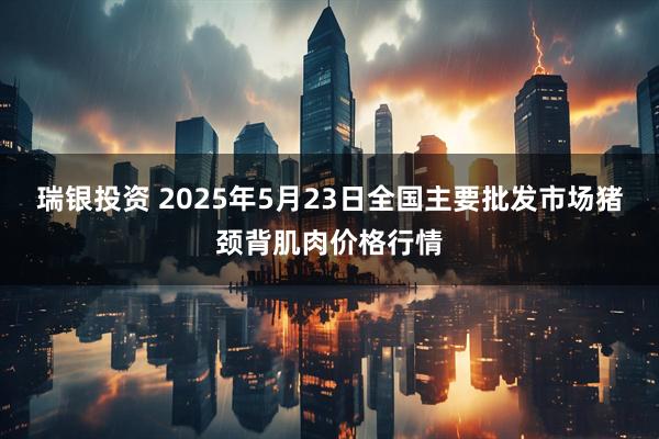 瑞银投资 2025年5月23日全国主要批发市场猪颈背肌肉价格行情