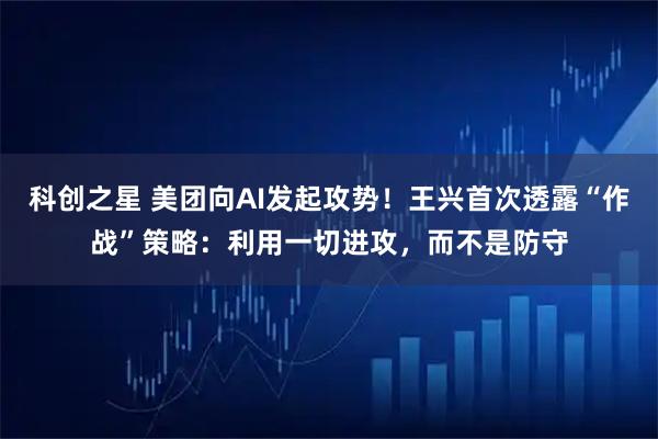 科创之星 美团向AI发起攻势！王兴首次透露“作战”策略：利用一切进攻，而不是防守